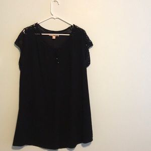 Black T-shirt dress